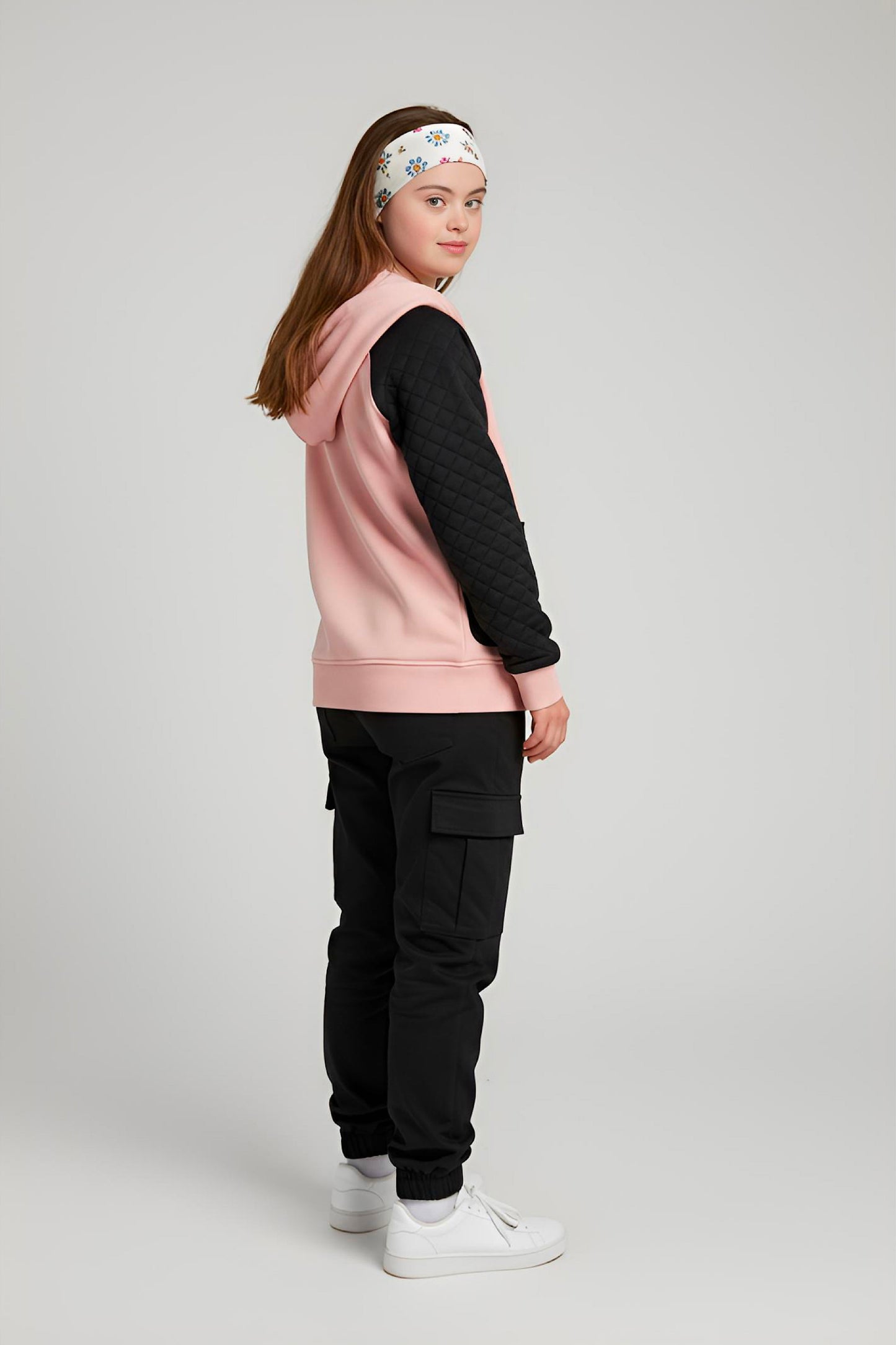 Adaptive Kids Hoodie, With Magnetic Zipper For Easy-Undressing, Fashion Sleeve & Pocket