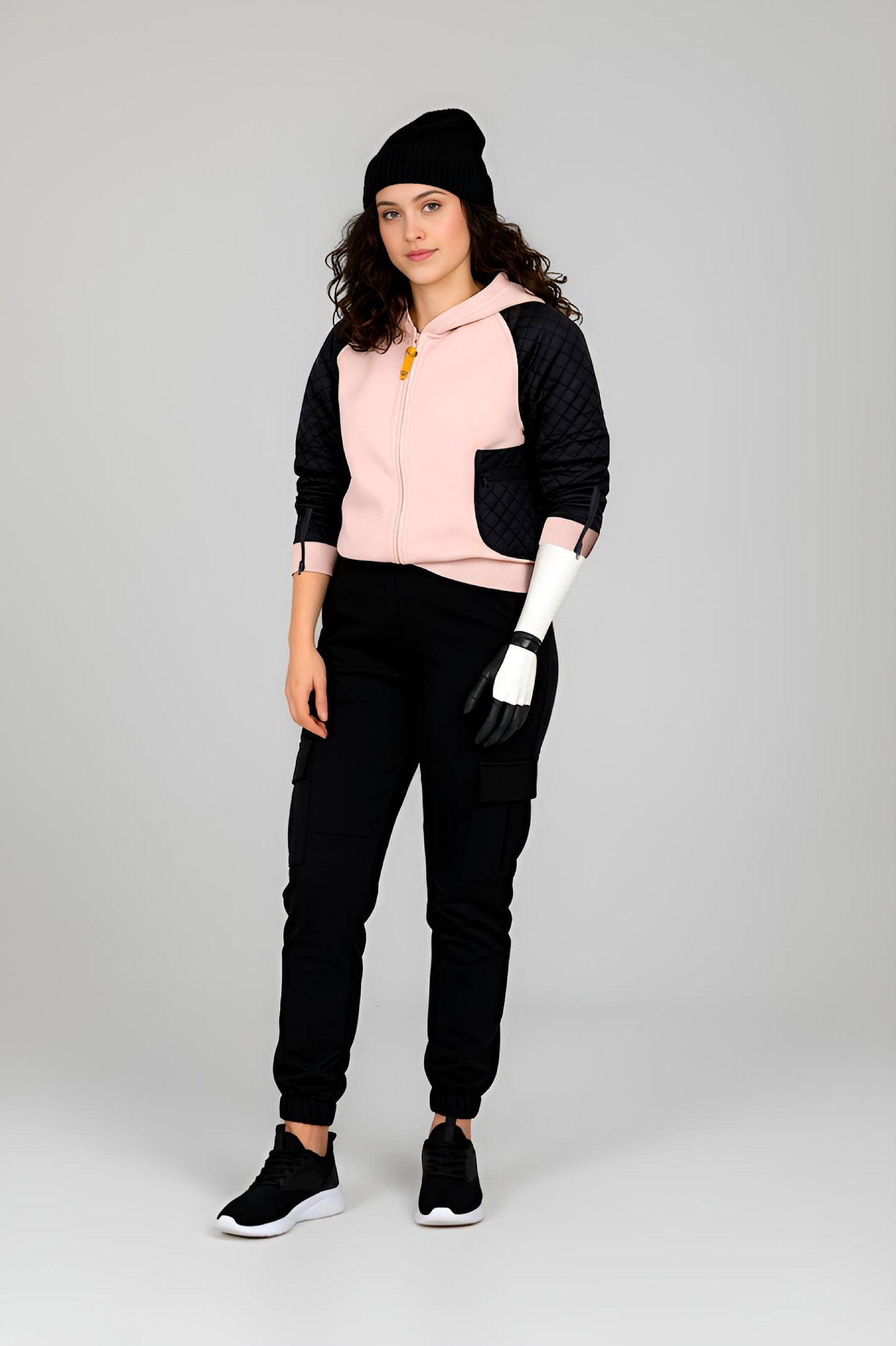 Adaptive Kids Hoodie, With Magnetic Zipper For Easy-Undressing, Fashion Sleeve & Pocket