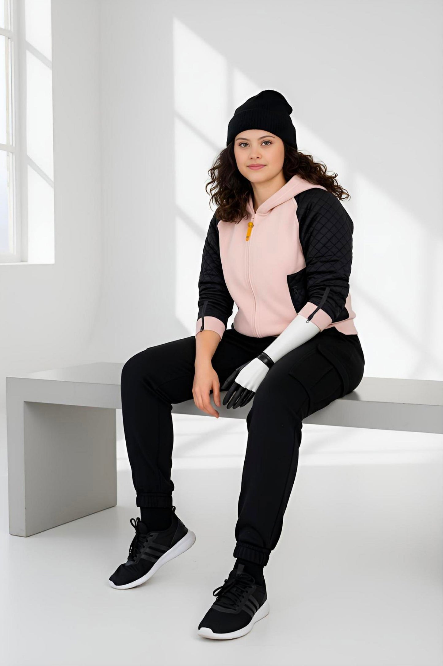 Adaptive Kids Hoodie, With Magnetic Zipper For Easy-Undressing, Fashion Sleeve & Pocket