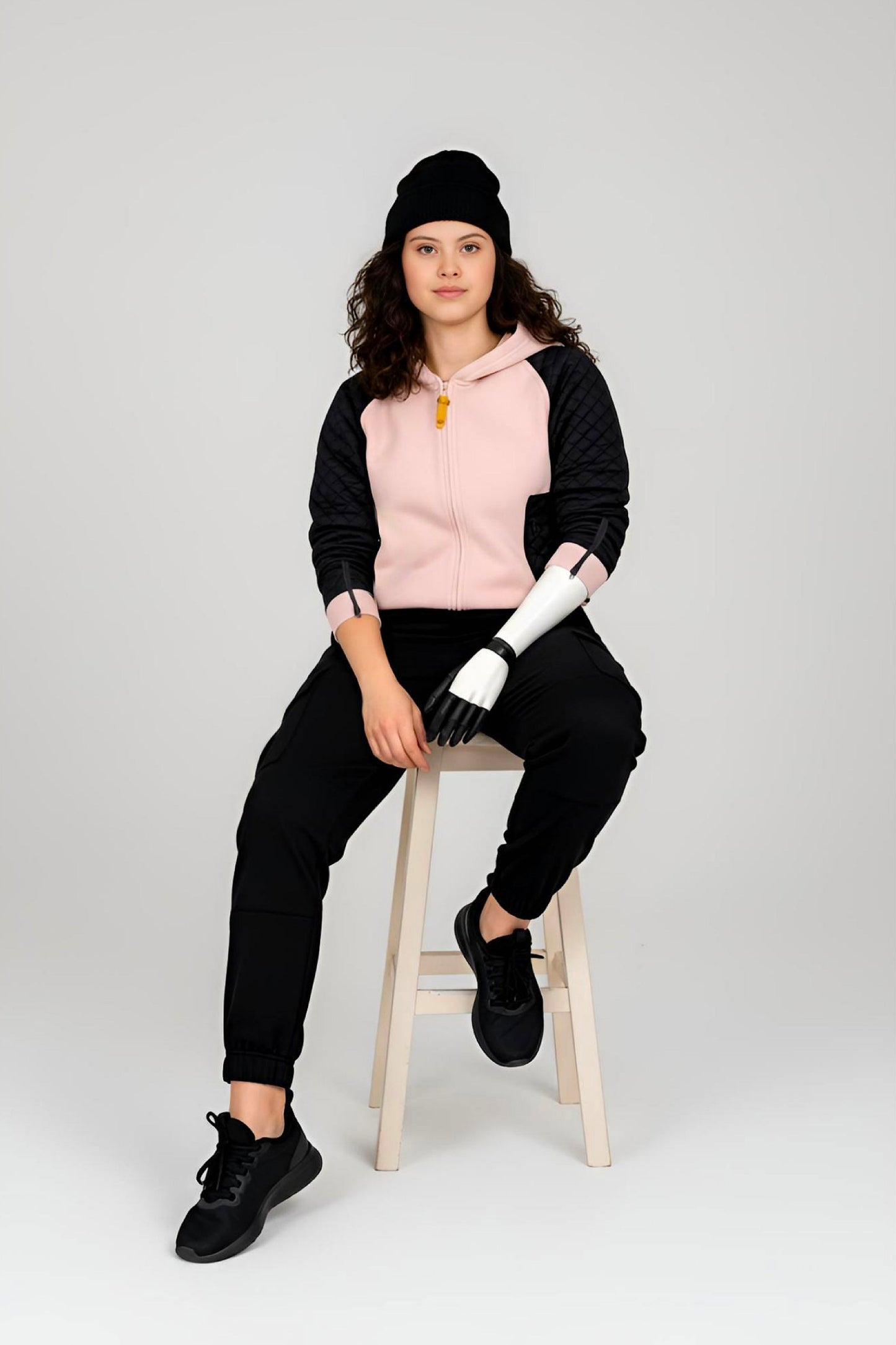 Adaptive Kids Hoodie, With Magnetic Zipper For Easy-Undressing, Fashion Sleeve & Pocket