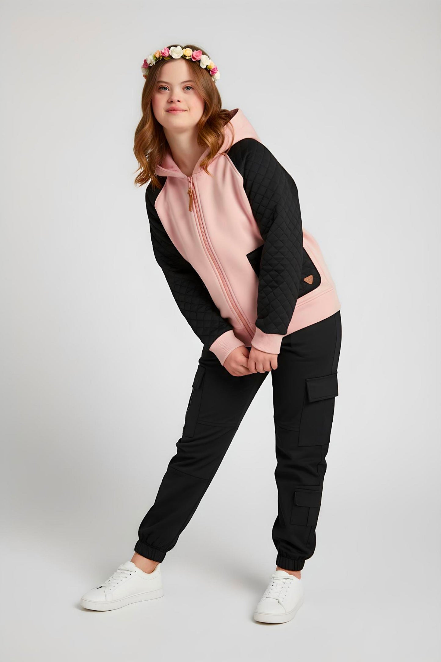 Adaptive Kids Hoodie, With Magnetic Zipper For Easy-Undressing, Fashion Sleeve & Pocket