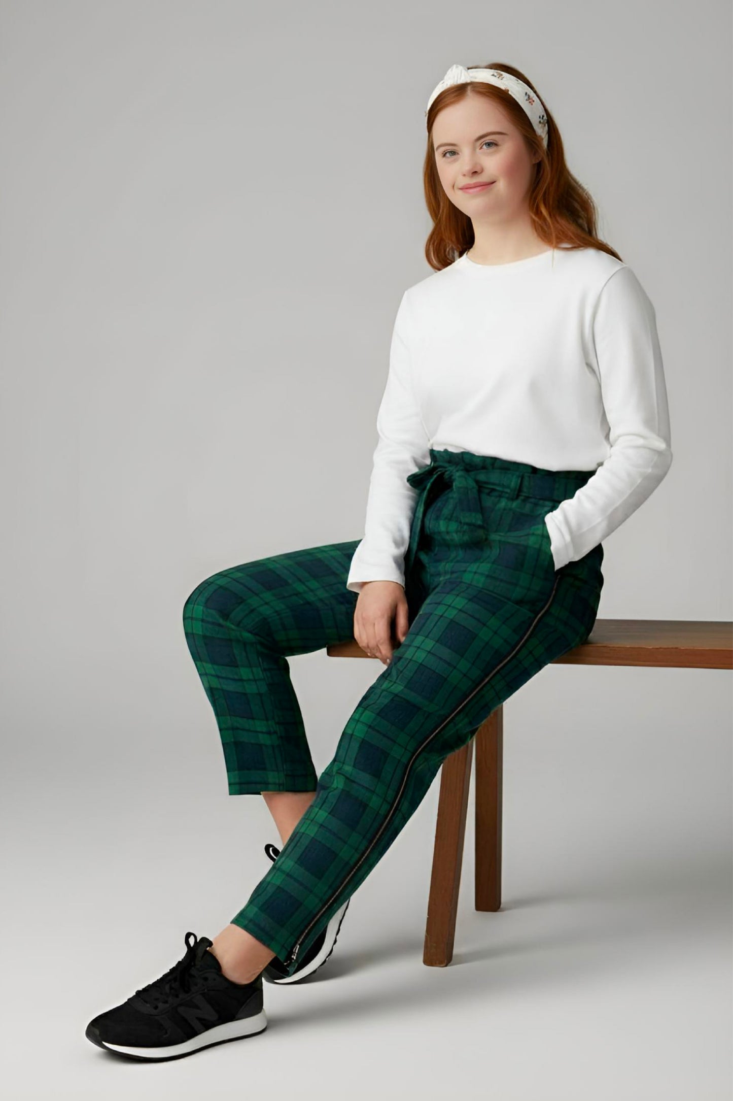 Adaptive Kids Stretch Pants: Elastic Waistband, Full Side Zipper for Easy Undressing