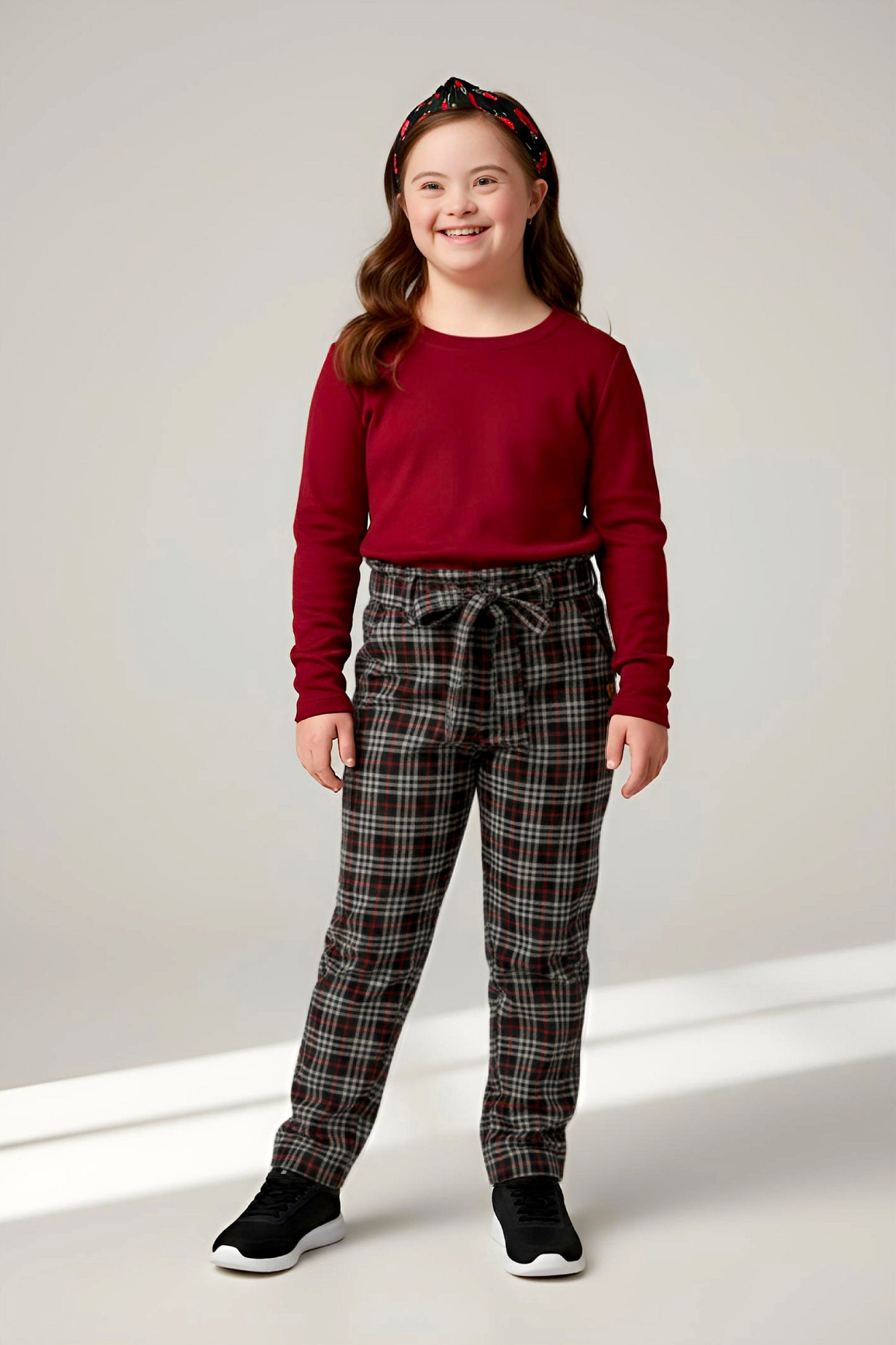 Adaptive Kids Stretch Pants: Elastic Waistband, Full Side Zipper for Easy Undressing