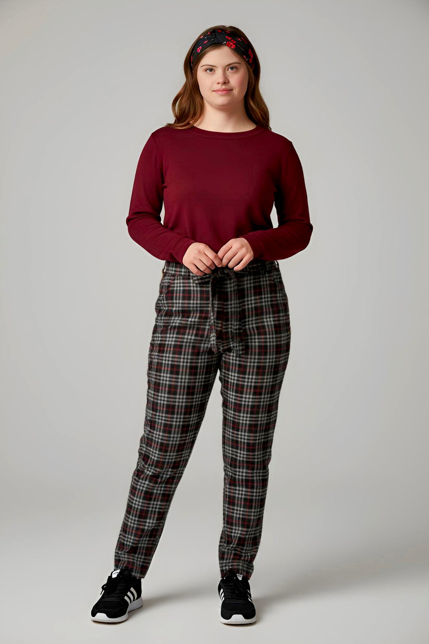 Adaptive Kids Stretch Pants: Elastic Waistband, Full Side Zipper for Easy Undressing