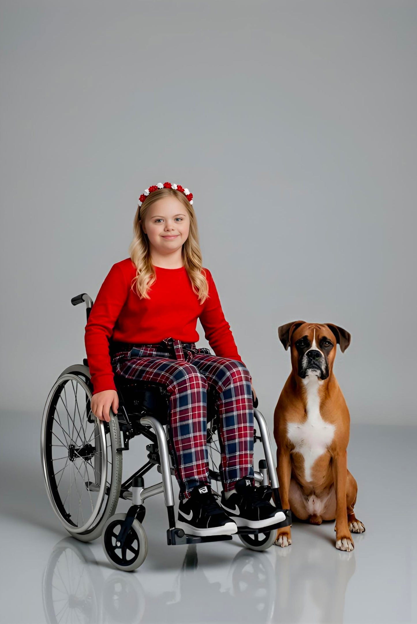 Adaptive Kids Stretch Pants: Elastic Waistband, Full Side Zipper for Easy Undressing