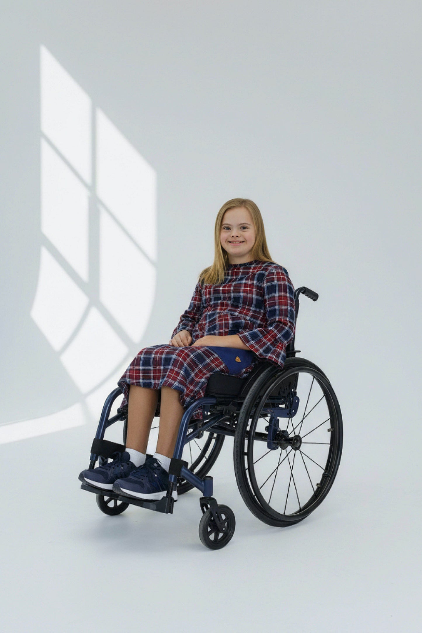 Kids Adaptive Stretch Woven Dress, Back Zipper & Sleeve Easy Undressing