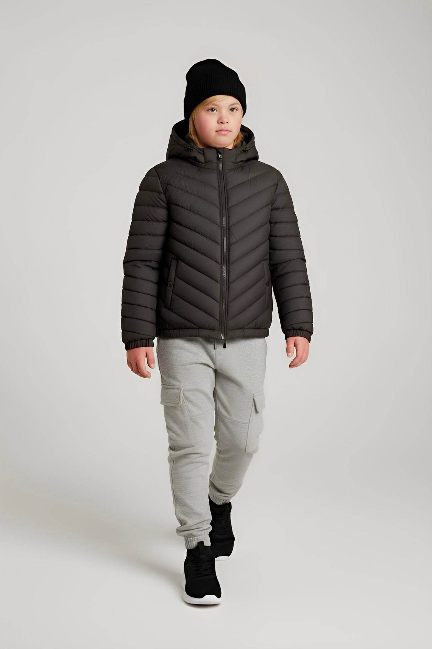 Kids Boy's Jacket Detachable Hood