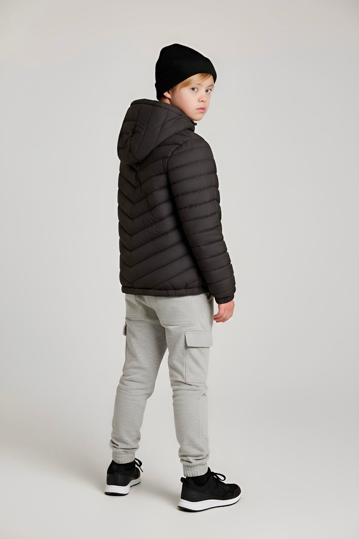 Kids Boy's Jacket Detachable Hood