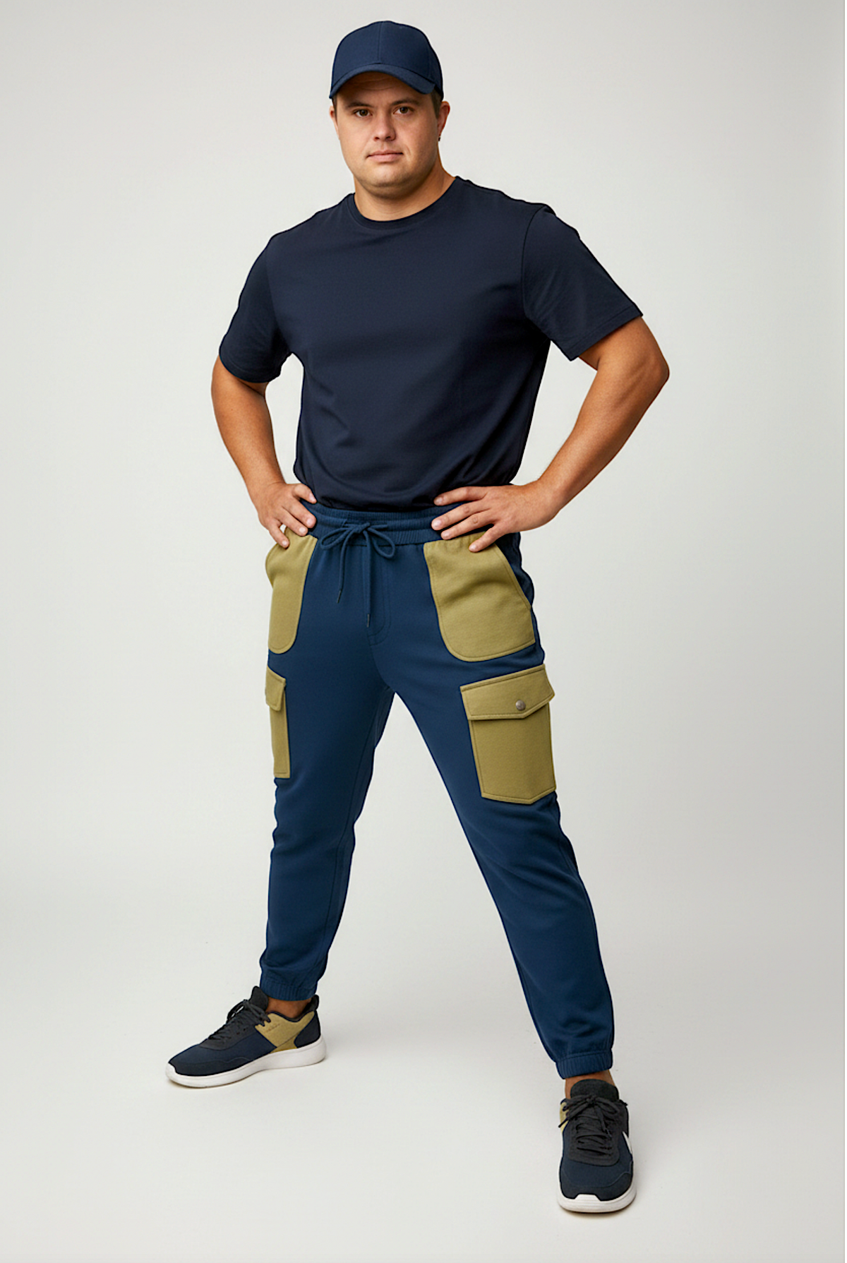 Men's Adaptive Clothing Softest Fleece Sweatpants, Full Waistband Ribbed and Elastic, the Side Seam Zippers at Both Top and Bottom
