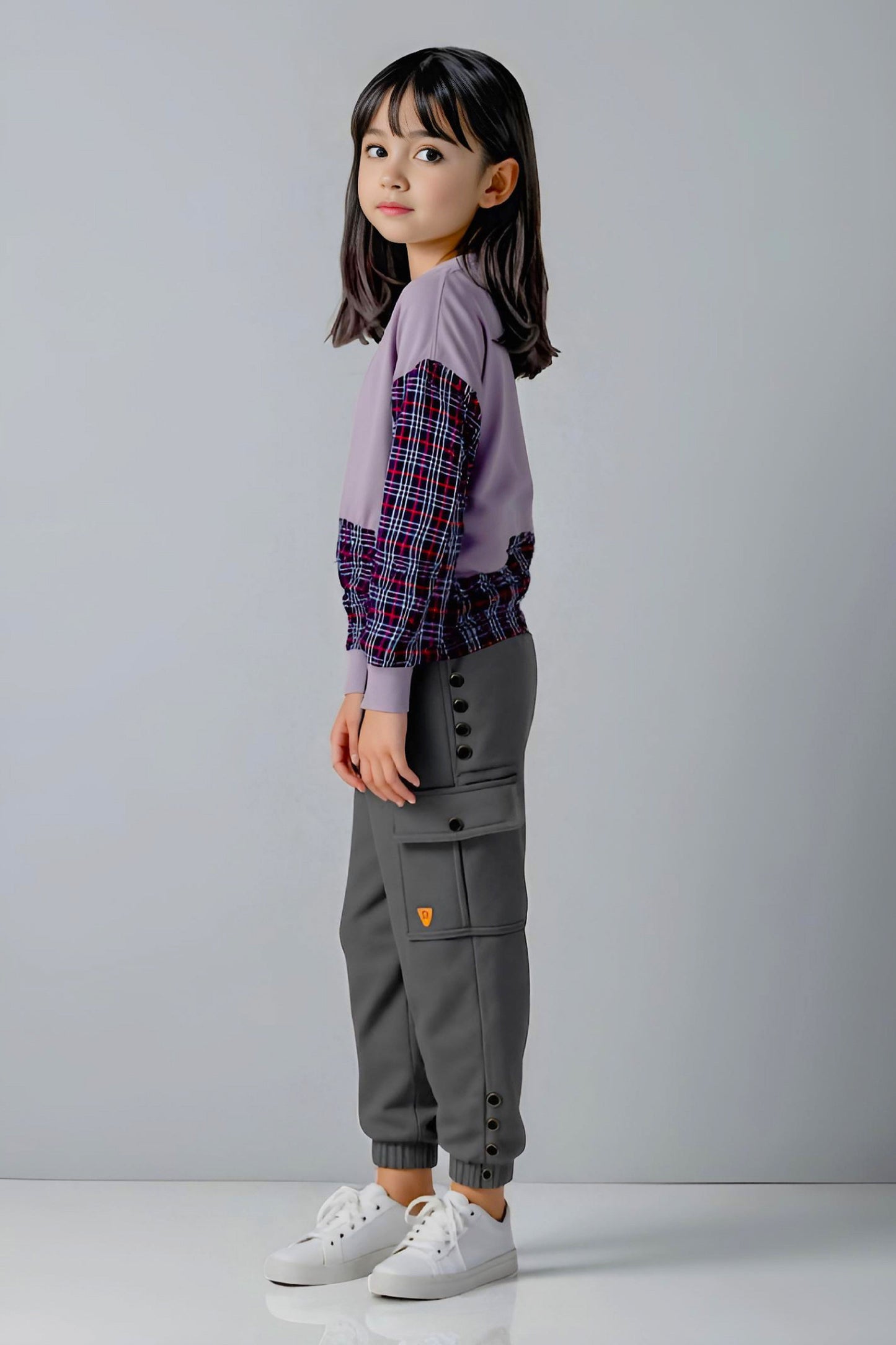 Adaptive Kids Sweatshirt: Magnetic Zipper, Easy-Undressing Sleeves