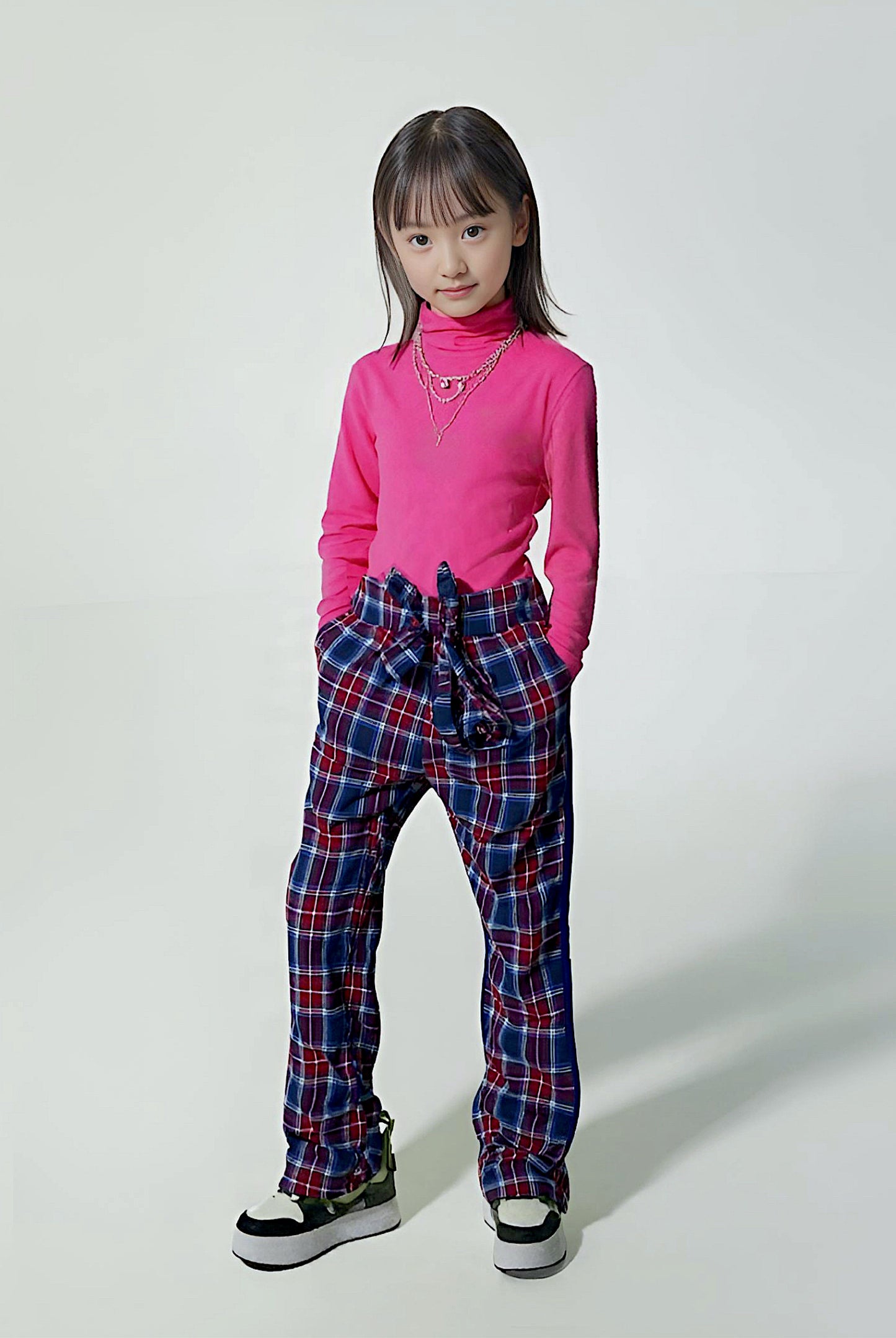 Adaptive Kids Stretch Pants: Elastic Waistband, Full Side Zipper for Easy Undressing