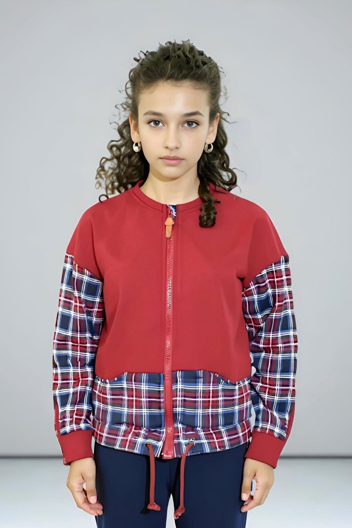 Adaptive Kids Sweatshirt: Magnetic Zipper, Easy-Undressing Sleeves