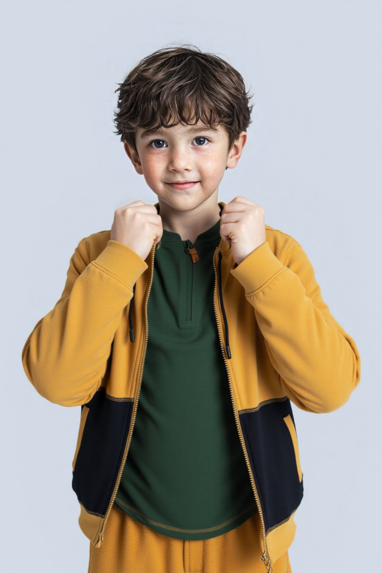 Adaptive Kids Hoodie with Magnetic Zipper & Easy-Undress Sleeves